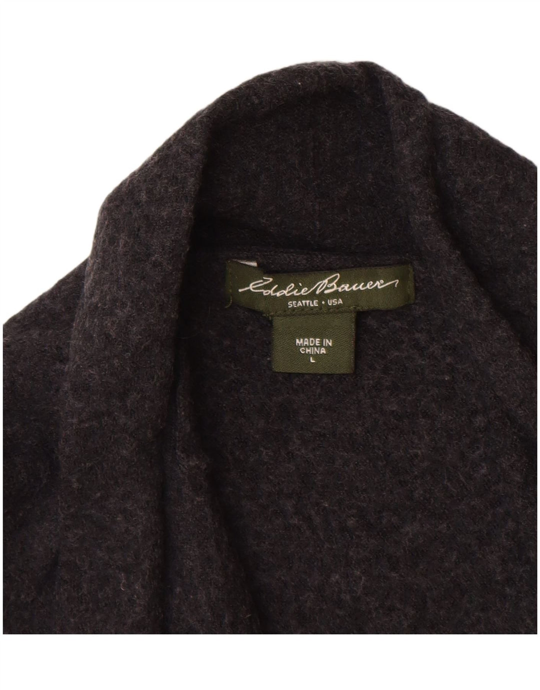 Sweter dziewczęcy Eddie Bauer 11-12 lat, duży, czarny, wełniany