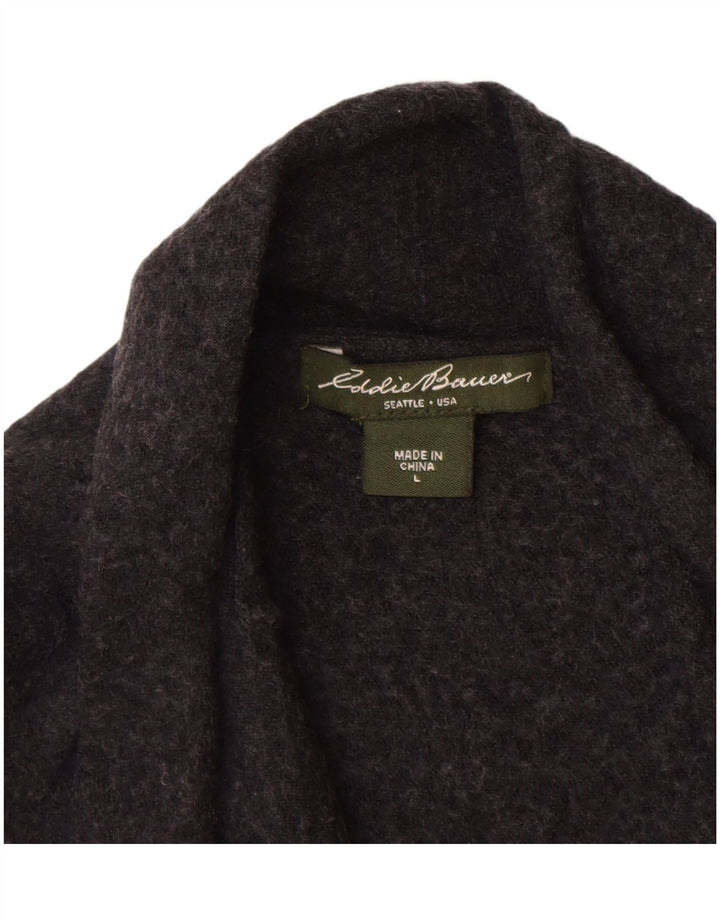 Sweter dziewczęcy Eddie Bauer 11-12 lat, duży, czarny, wełniany