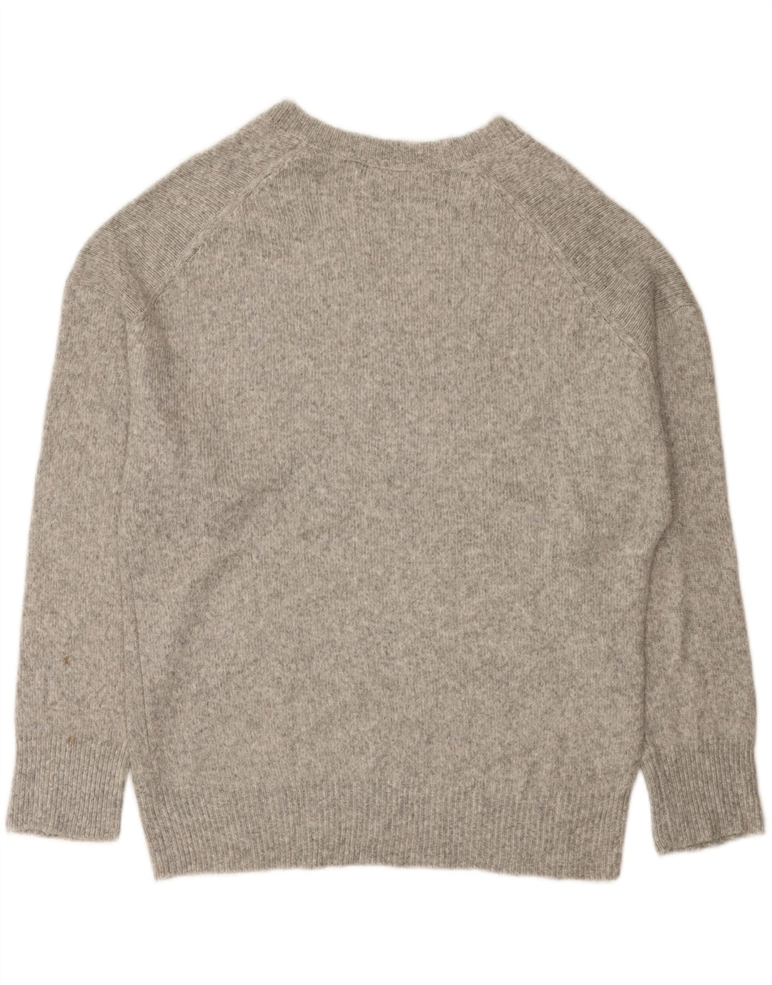 Sweter damski Zara Oversize z dekoltem w kształcie litery V, UK 10, mały, szary, nakrapiany
