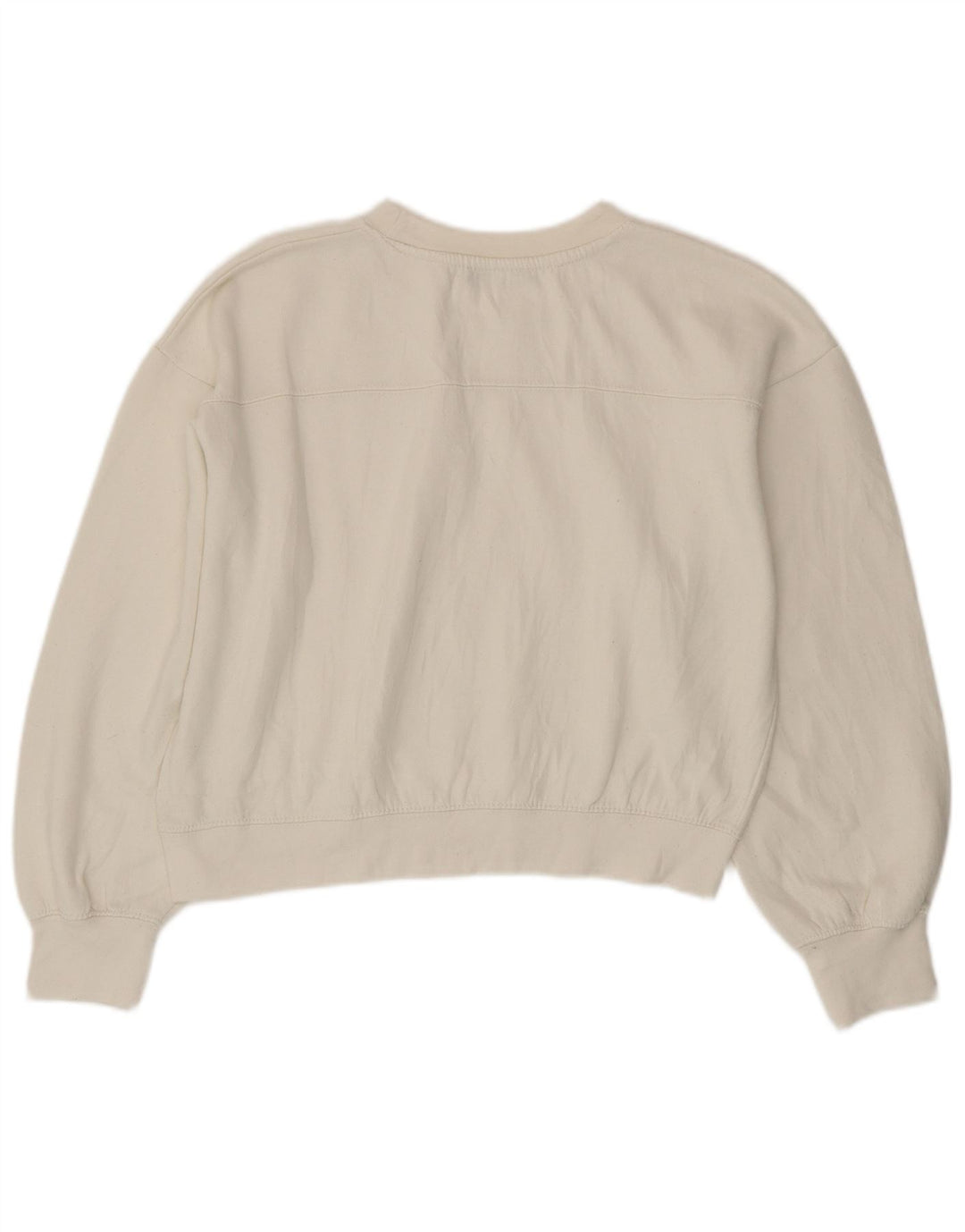 Bluza damska Zara Crop Sweter UK 14 Średnia Biała