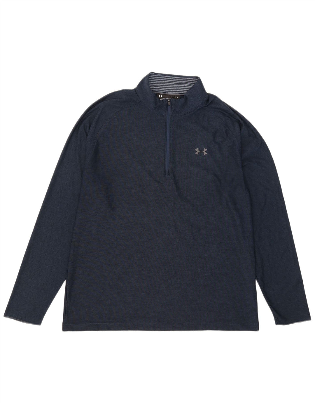 Męski dres Under Armour zapinany na zamek, duży, granatowy, nakrapiany