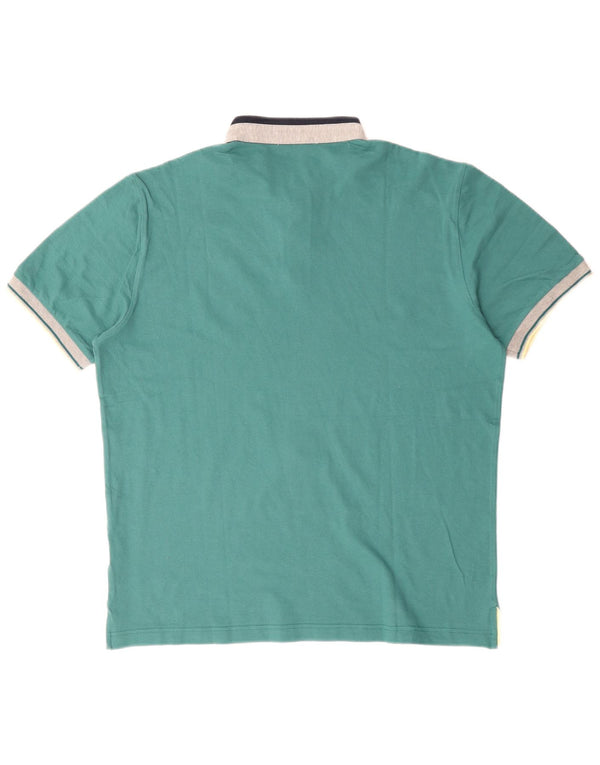 Męska koszulka polo AUSTRALIAN L'ALPINA IT 54 XL, zielona bawełna