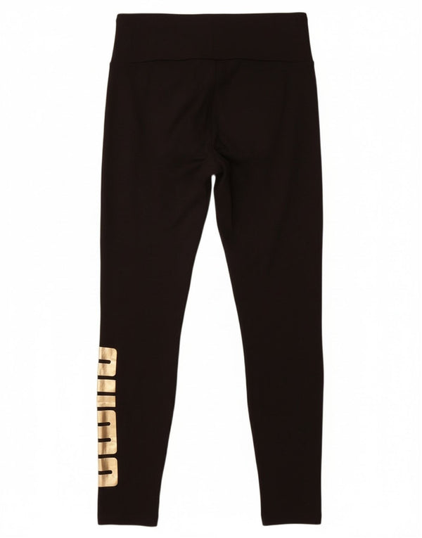 Damskie legginsy Puma Graphic UK 12, średnie czarne