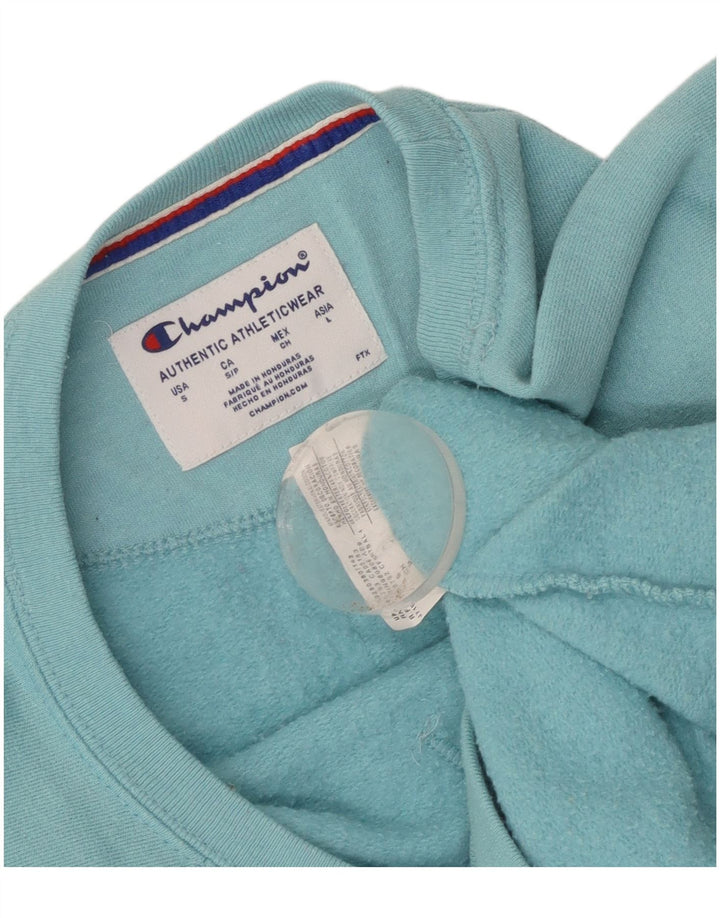 Damska bluza Champion Graphic Jumper UK 10 Small Blue Polyester