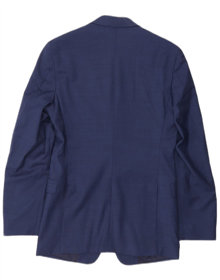 Męska marynarka zapinana na 2 guziki TOMMY HILFIGER UK 38 Średni granatowy wełniany