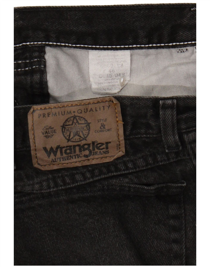 Męskie spodenki jeansowe Wrangler W46 3XL czarne