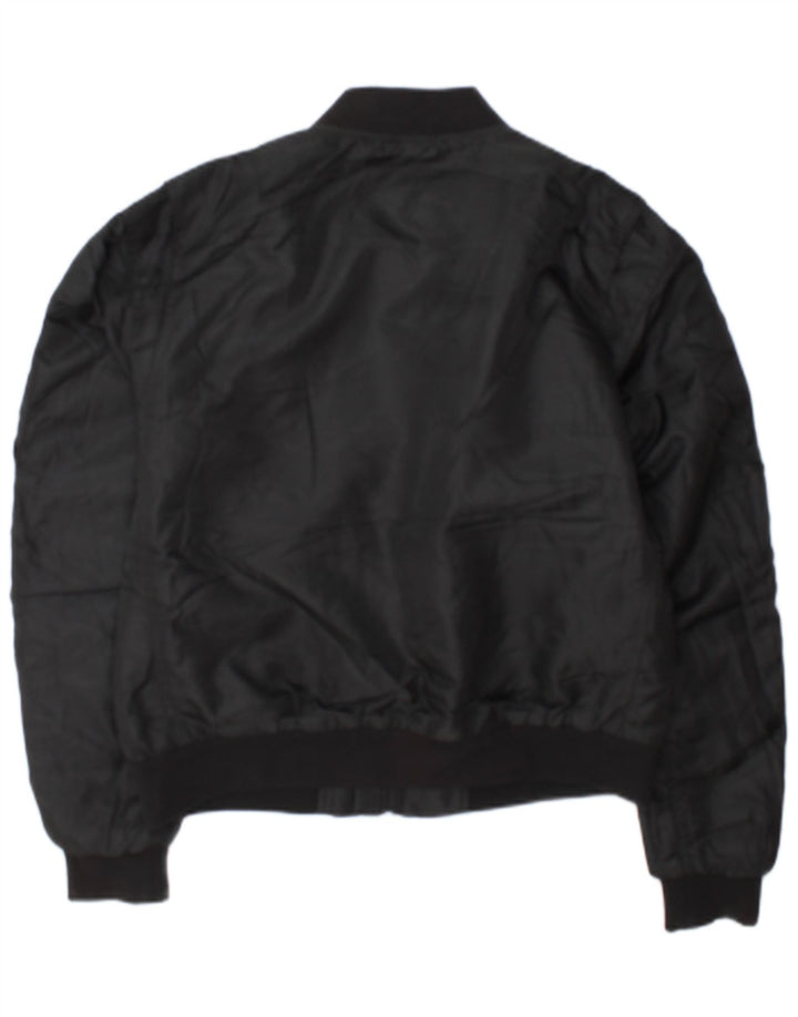 Damska kurtka bomber Superdry UK 12, średni czarny poliester