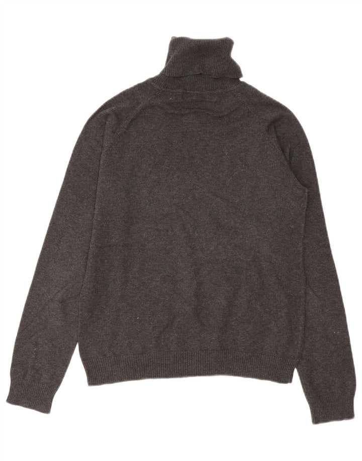 Sweter damski Zara z okrągłym dekoltem, UK 14, duży, szary