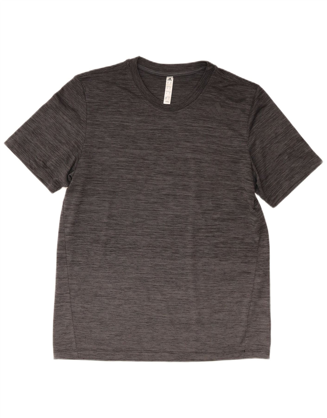 Adidas Męski T-shirt Top Średni Szary Nakrapiany Poliester