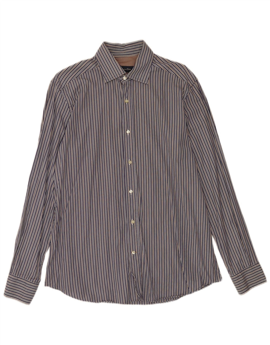 Koszula męska Massimo Dutti, duża, bawełniana w niebieskie paski