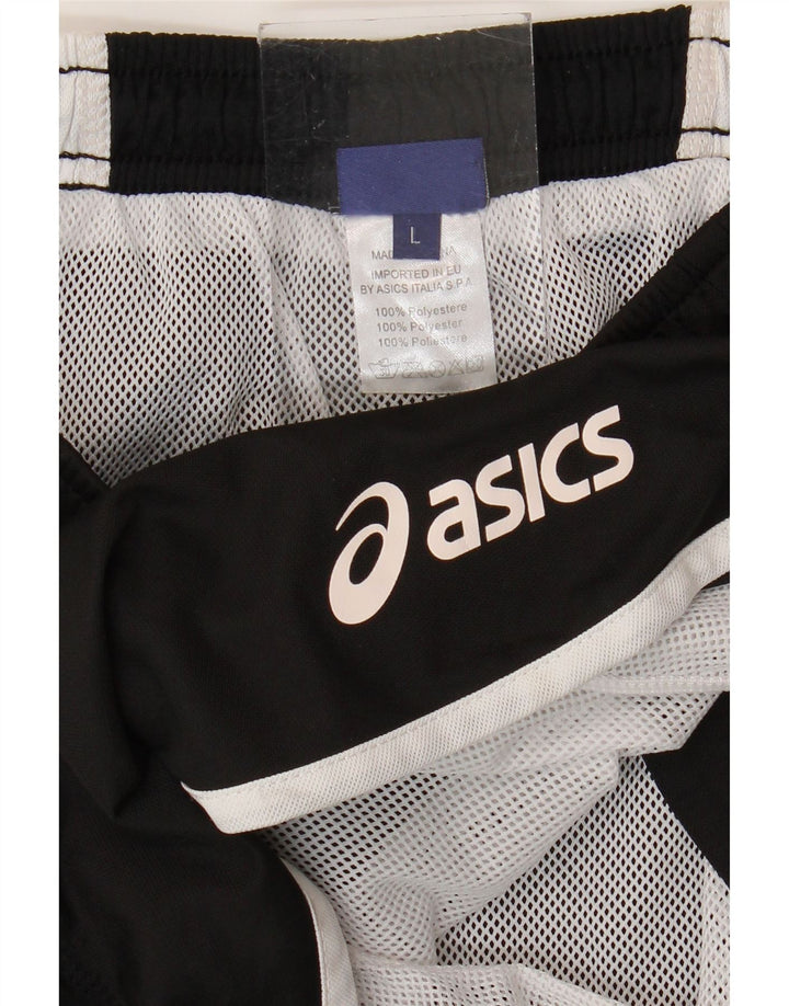 Damskie spodenki kąpielowe ASICS UK 14, duży czarny poliester z blokami kolorów