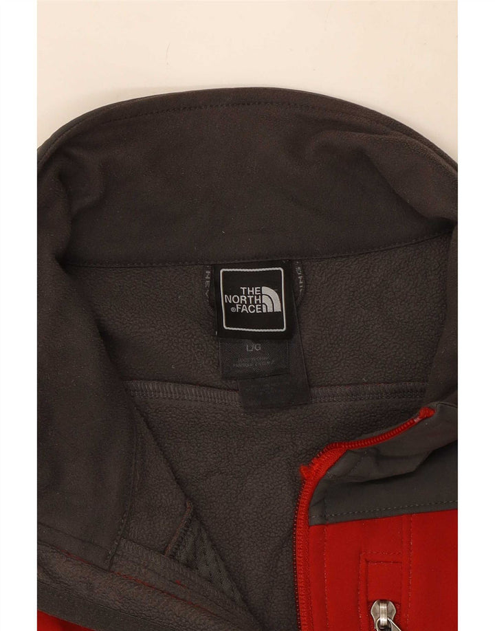 Męska kurtka wiatrówka The North Face UK 40, duża, czerwona, blokowa