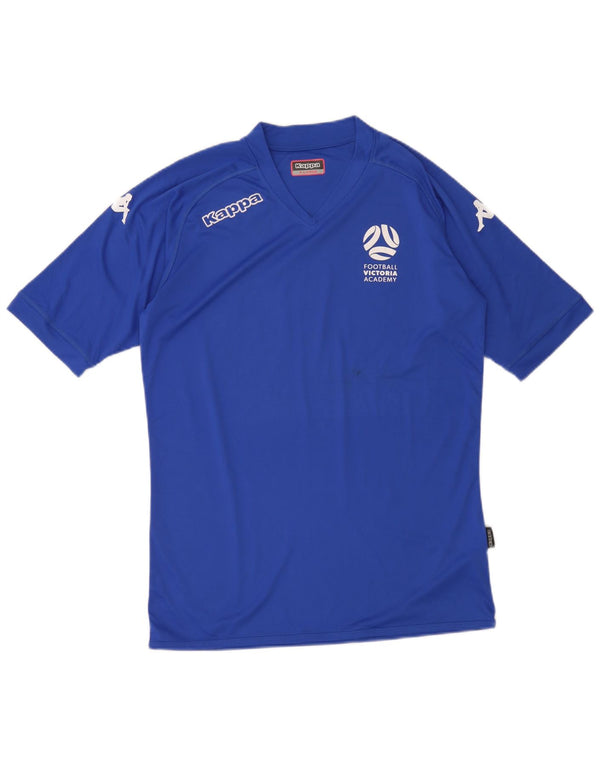 Damska koszulka z grafiką Kappa Top UK 18 XL Niebieski poliester