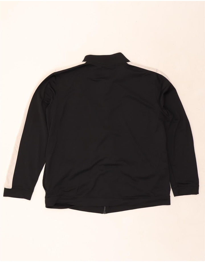 Męska kurtka dresowa Under Armour 2XL, czarny poliester z blokami kolorów