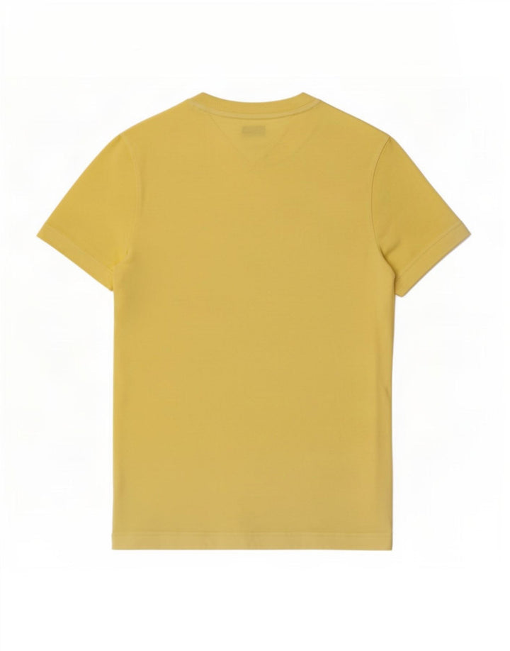 T-shirt męski slim fit Tommy Hilfiger, mały, żółty