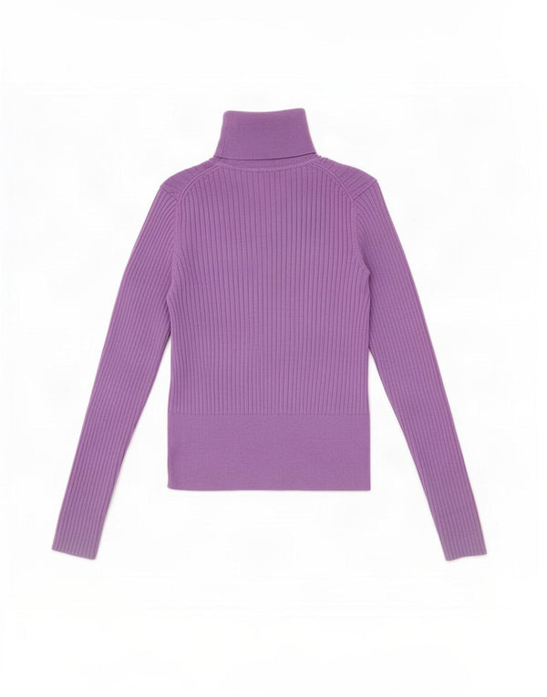 Damska bluzka Zara Crop Top UK 12 Średni fiolet z wiskozy