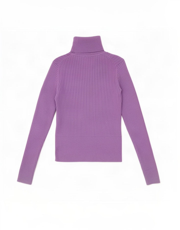 Damska bluzka Zara Crop Top UK 12 Średni fiolet z wiskozy