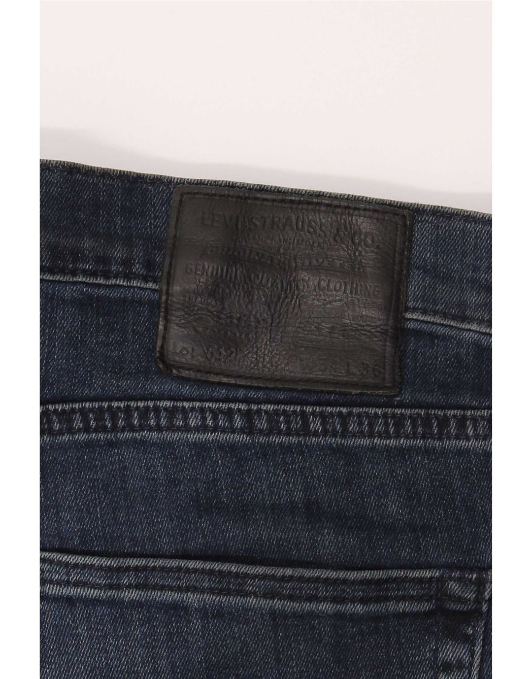 Damskie jeansy Levi's 512 Slim Tapered W34 L36 Granatowe