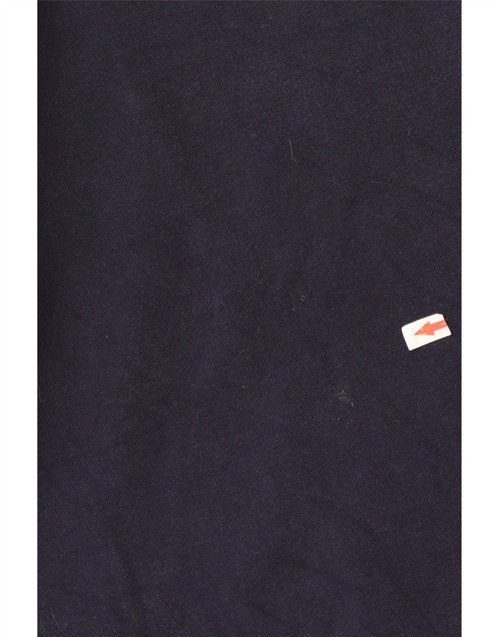 Zara Męska bluza dresowa, mała, granatowa, bawełniana