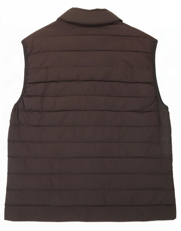 Męska wyściełana kamizelka Emporio Armani IT 56 2XL Szary poliester