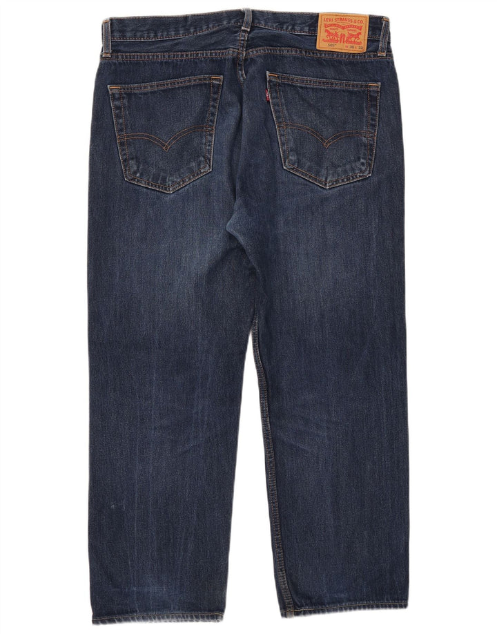 Męskie proste dżinsy Levi's W36 L27 Niebieskie bawełniane