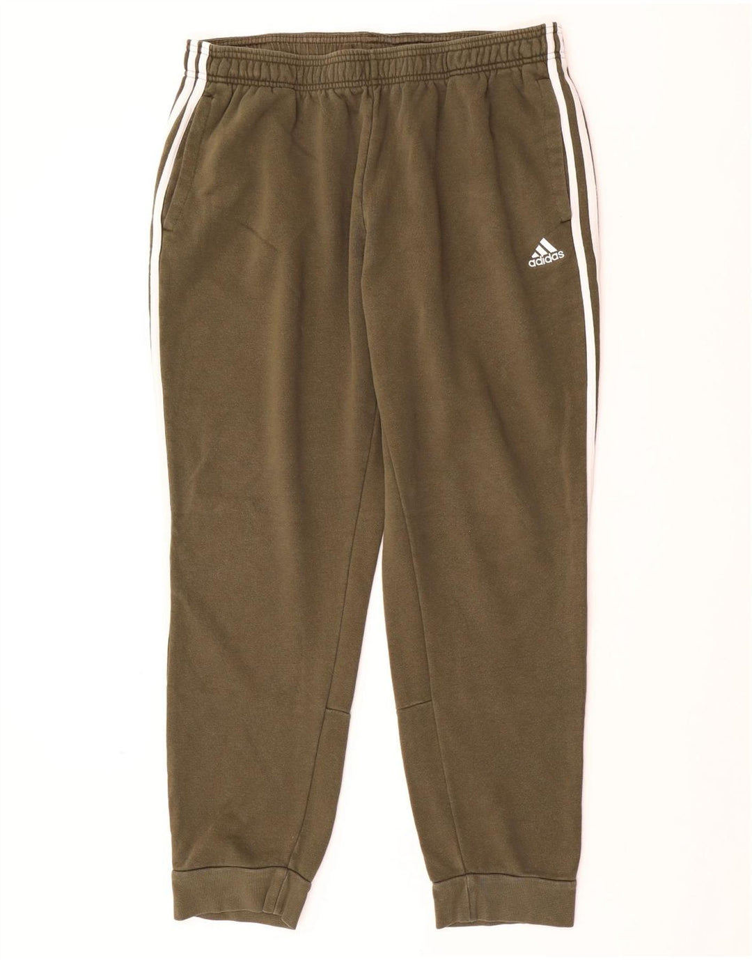Męskie spodnie dresowe ADIDAS Joggers XL, bawełna khaki