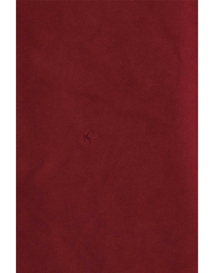 Męska bluza dresowa Lyle & Scott, mała, bordowa, bawełniana