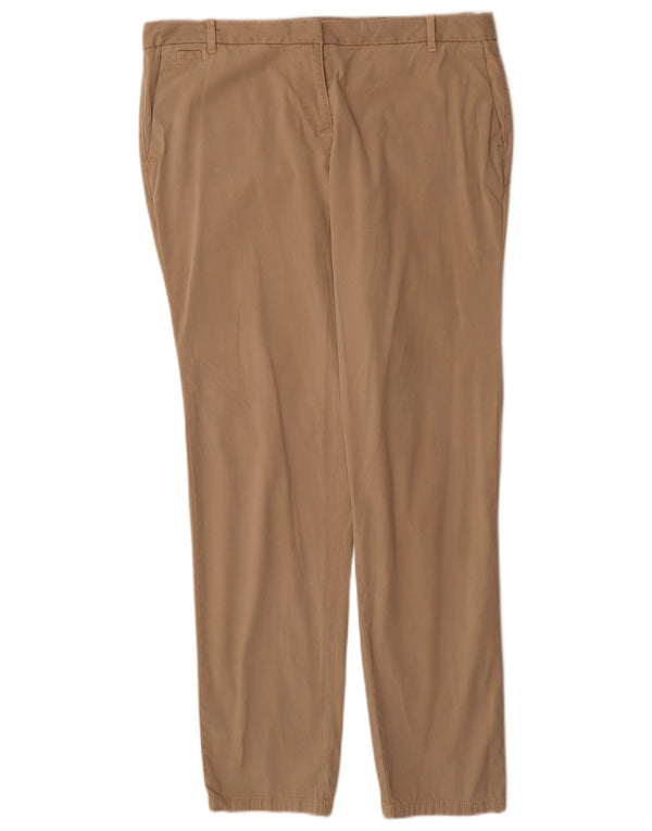 Spodnie Chino Marks & Spencer Damskie UK 14 Large W34 L30 Beżowa Bawełna