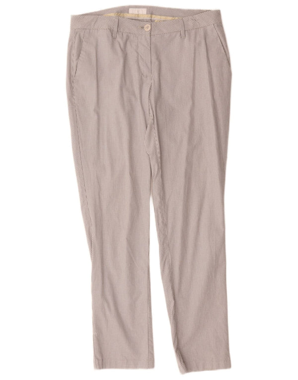 Damskie spodnie chino Conte of Florence IT 46 Large W32 L28 Szara kratka
