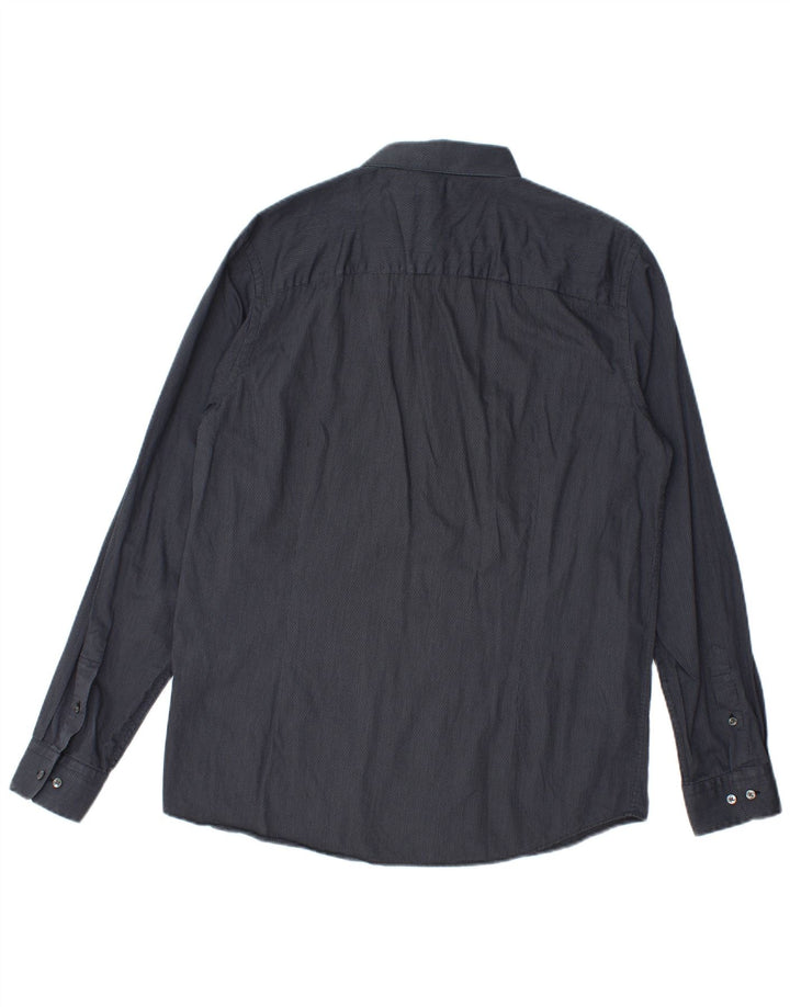 Koszula męska Jack & Jones, rozmiar 42, duża, szara, bawełniana w prążki