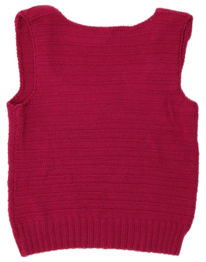 Tank top damski w stylu vintage, UK 14, średni róż