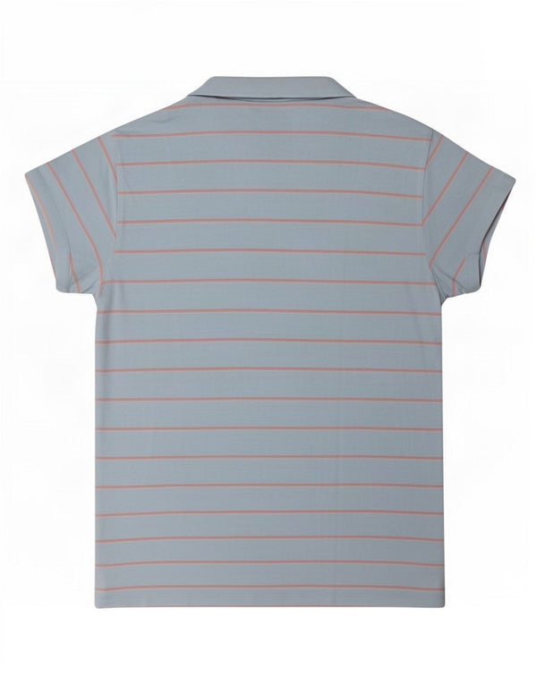 Damska koszulka polo Tommy Hilfiger UK 18 XL w niebieskie paski