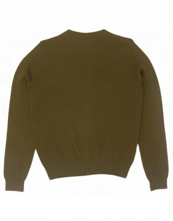 Marks & Spencer Damski sweter kardigan UK 12, średnia wiskoza khaki