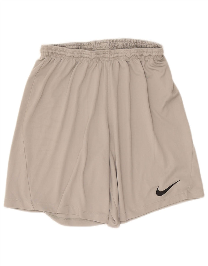 Męskie spodenki sportowe Nike Dri Fit, duże, szare, z poliestru