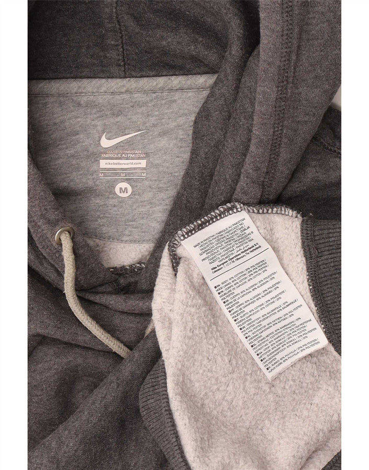Męski sweter z kapturem Nike, średnioszary, bawełniany