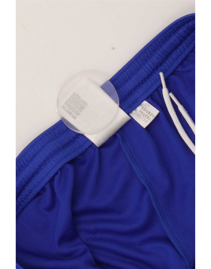 Męskie spodenki sportowe Adidas Climalite, duże, niebieskie, poliestrowe