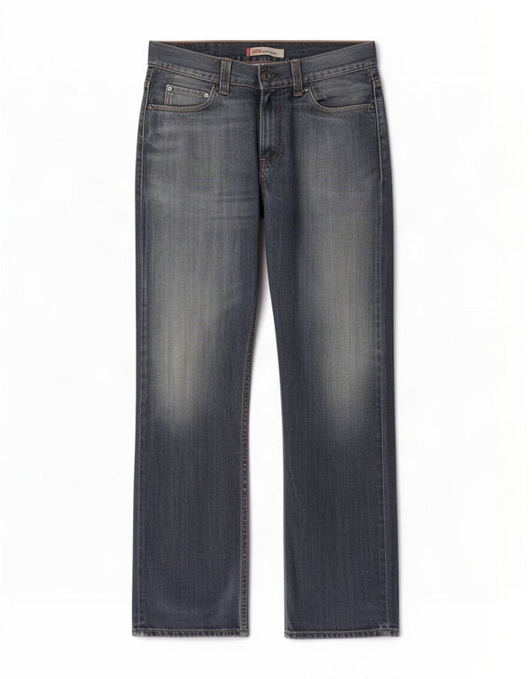 Męskie dżinsy Levi's 506 o standardowym kroju W36 L30 Niebieska bawełna