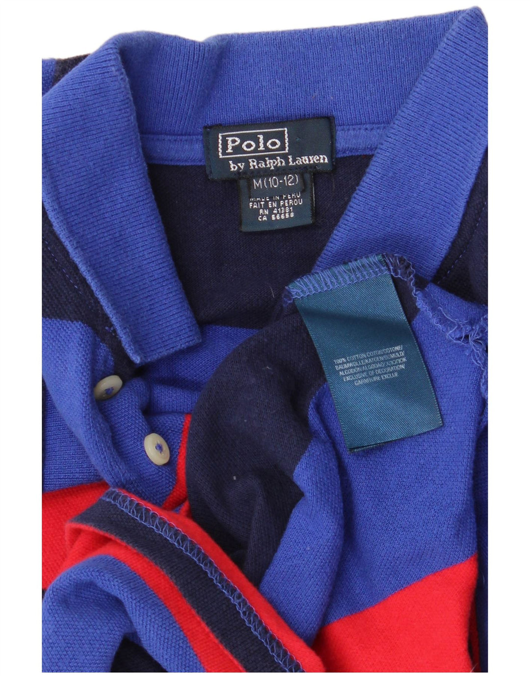 Polo Ralph Lauren Chłopięca koszulka polo 10-11 lat, średnie, wielokolorowe paski