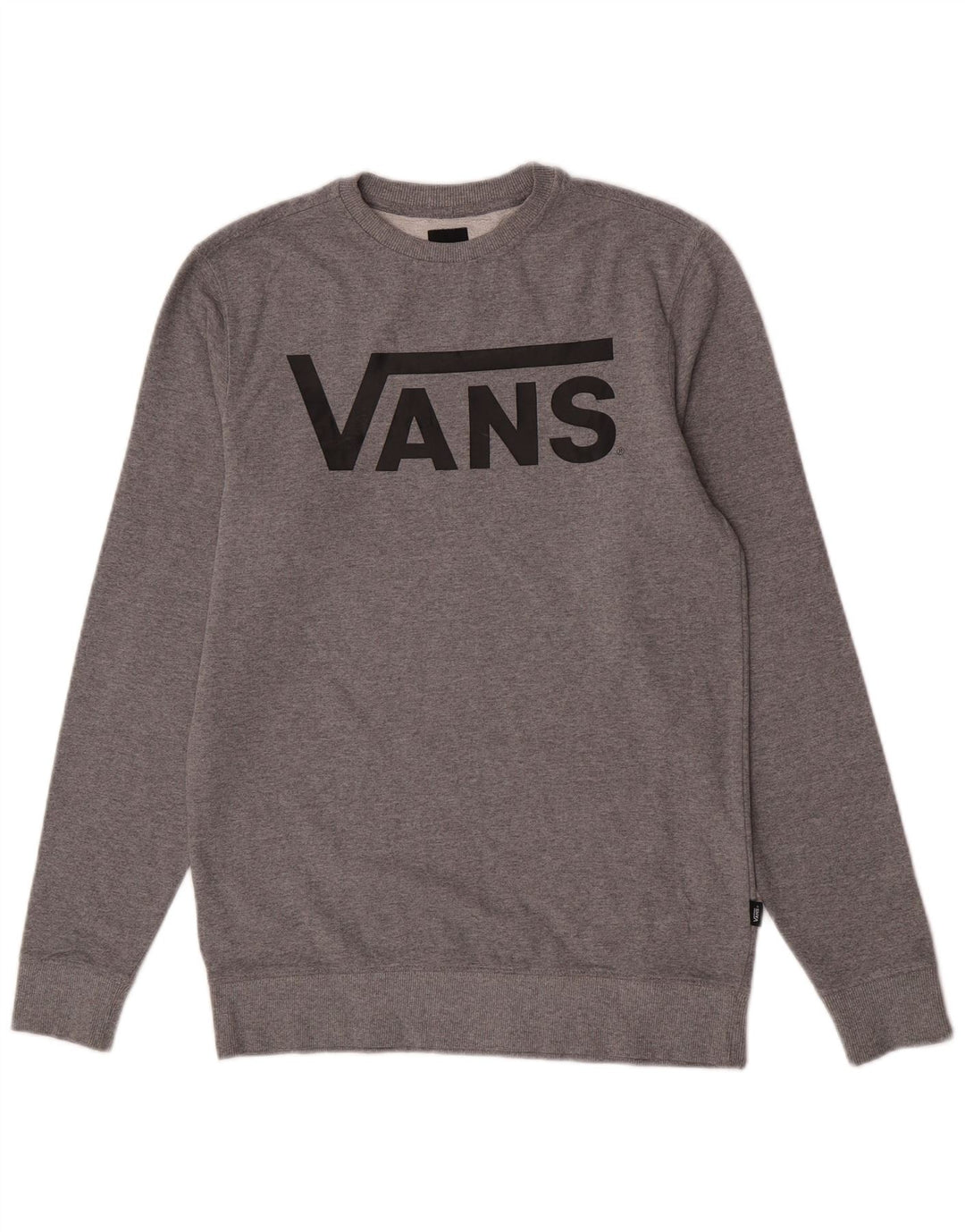 Męska bluza z grafiką Vans, mała, szara, bawełniana