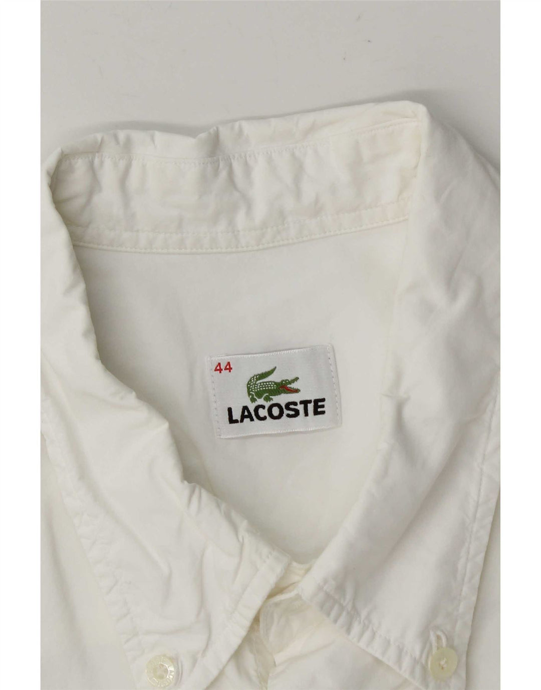 Koszula męska z krótkim rękawem Lacoste, rozmiar 44, XL, biała