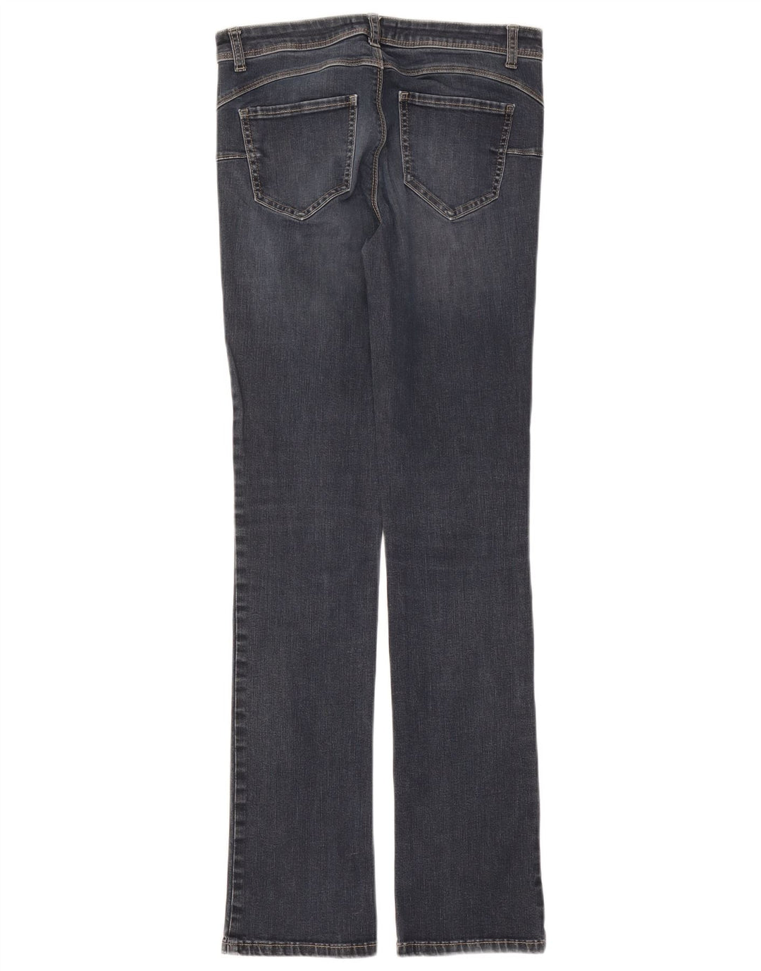 Damskie jeansy obcisłe Benetton Bootcut W28 L32 niebieskie