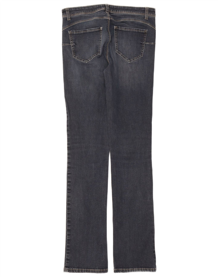 Damskie jeansy obcisłe Benetton Bootcut W28 L32 niebieskie