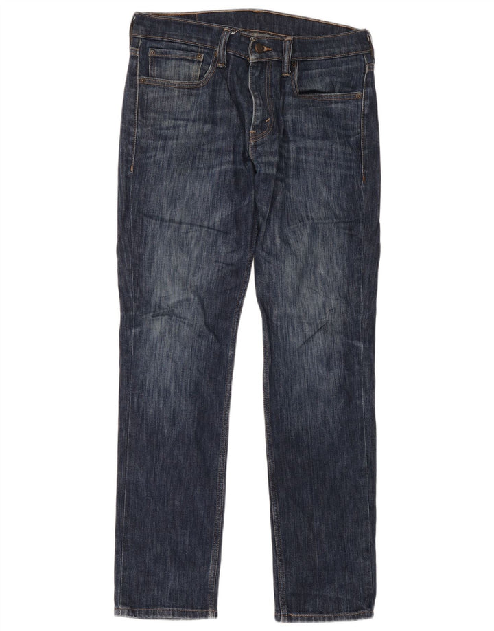 Męskie jeansy Levi's 511 Slim W32 L32 Granatowa bawełna