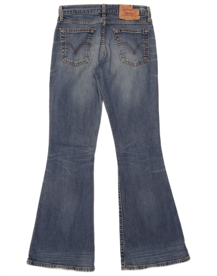 Damskie jeansy Levi's 544 Flared W28 L32 Niebieskie bawełniane