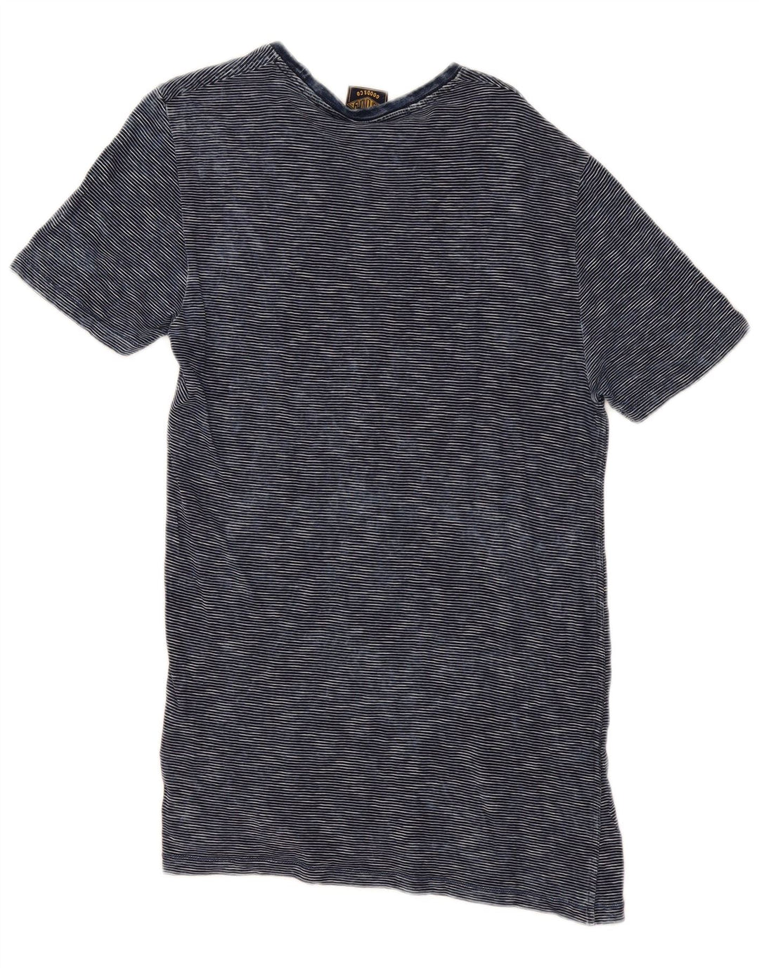 T-shirt męski Superdry, bawełniany, średni, granatowy w prążki