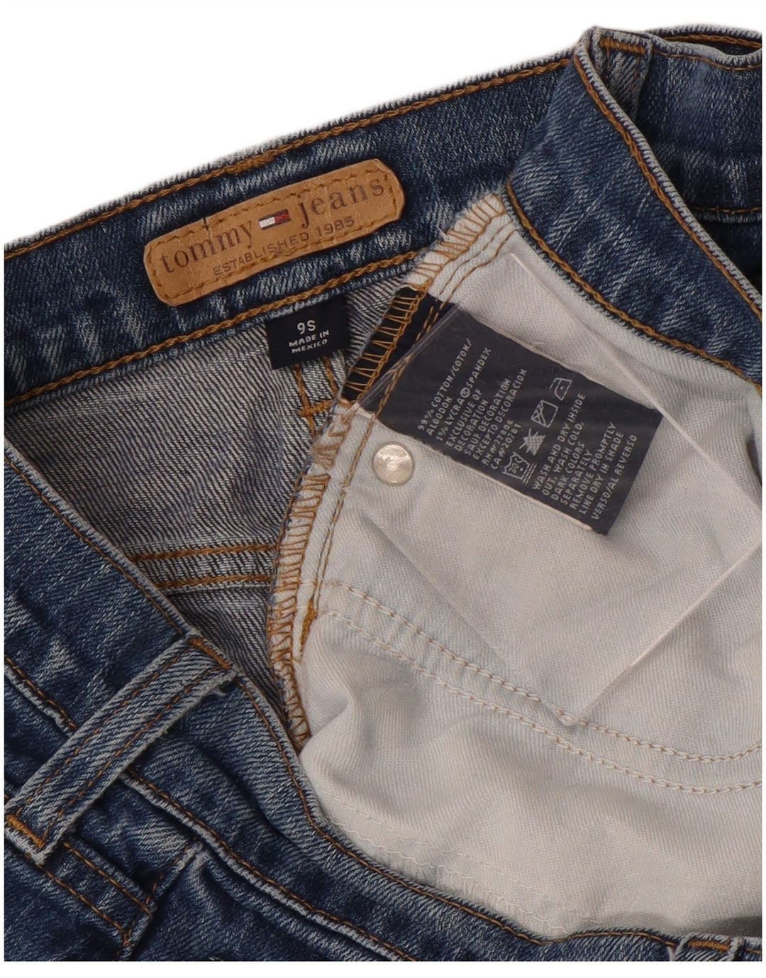 Damskie jeansy Bootcut Tommy Hilfiger US 9 Medium W30 L29 Niebieska bawełna
