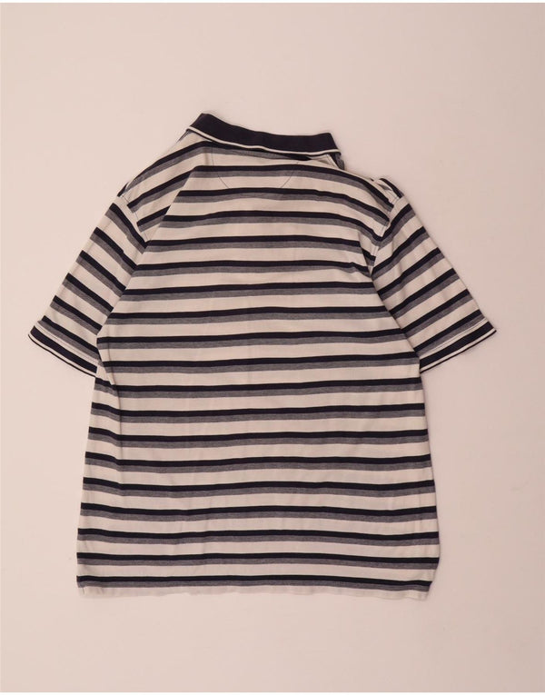 Męska koszulka polo JAMES PRINGLE, duża, bawełniana w granatowe paski