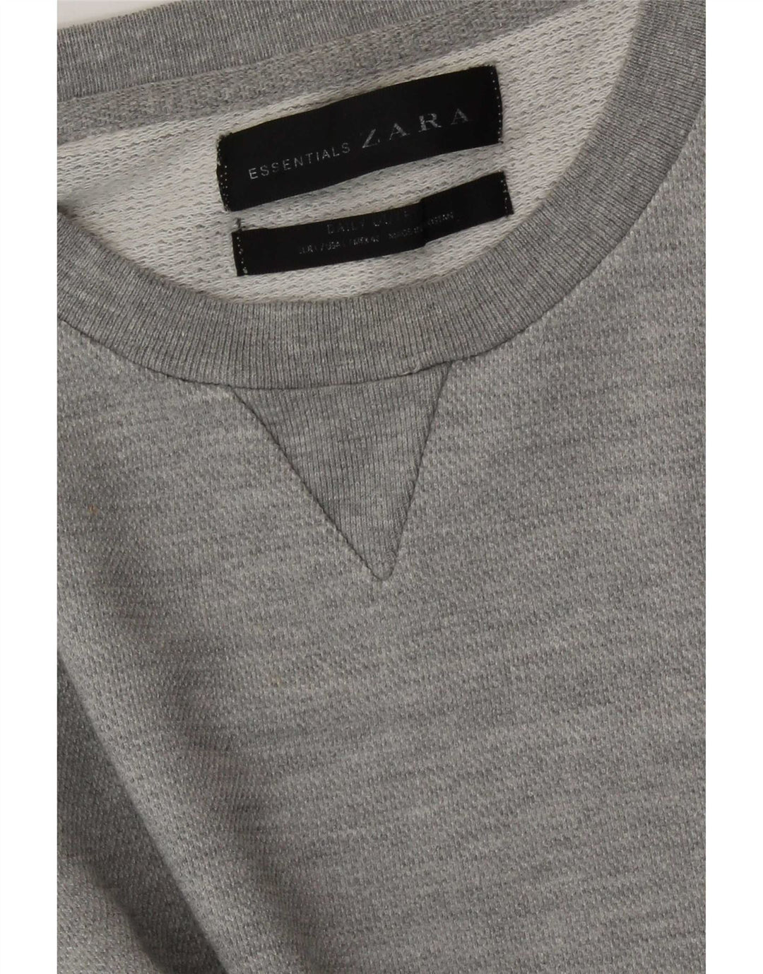 Męski sweter Zara, duży, szary
