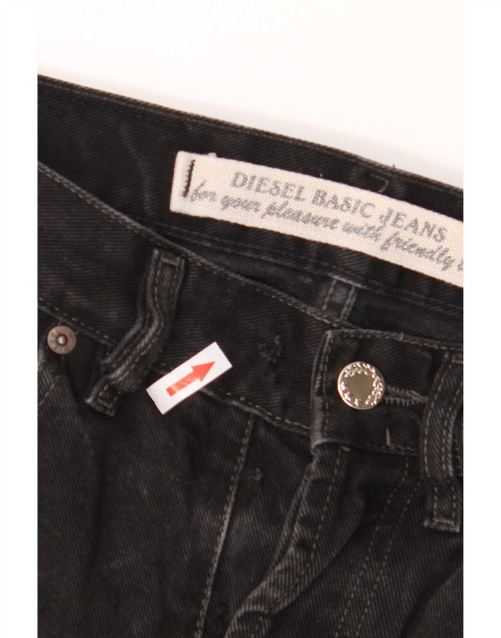 Diesel Męskie Zathan Straight Jeans W29 L32 Czarna bawełna