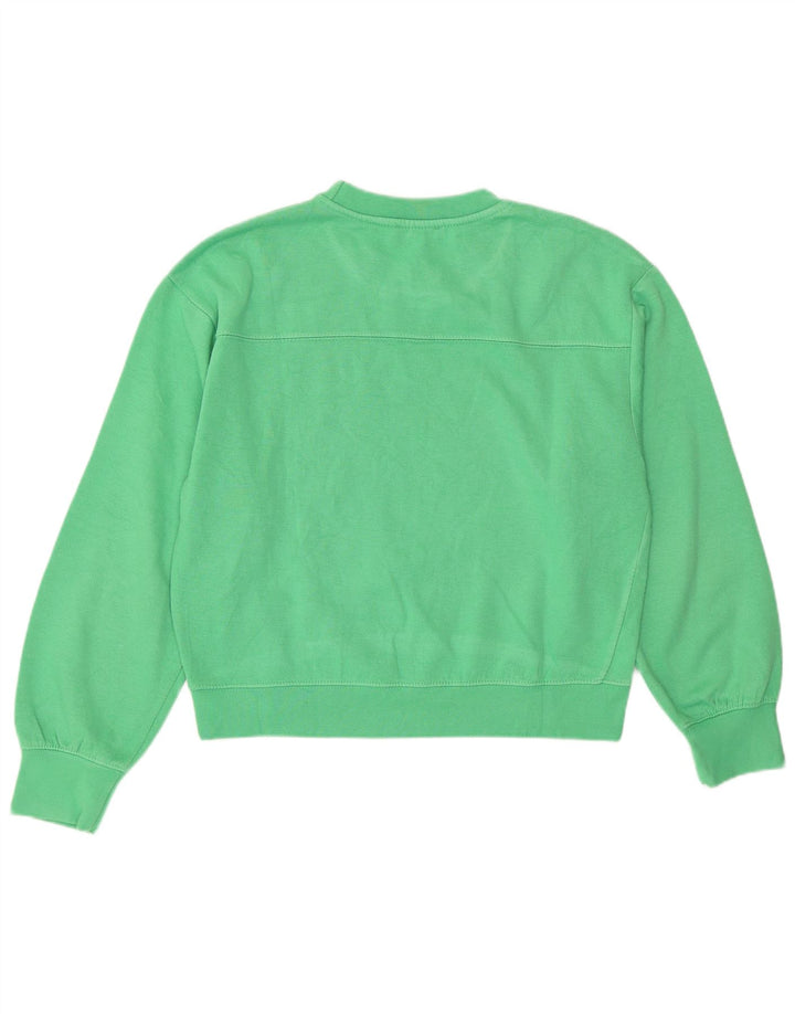 Bluza damska Zara Crop Sweter UK 14 Średnia zielona bawełna